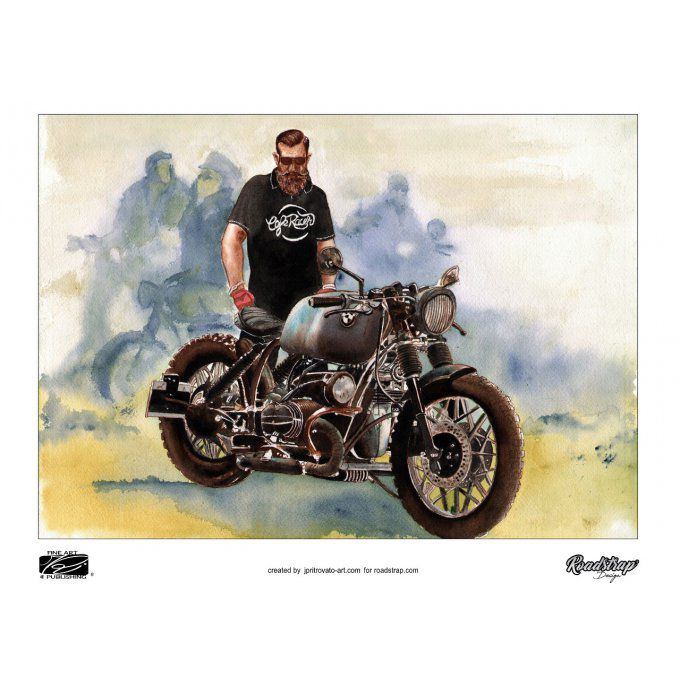 Poster Biker Cafe Racer 